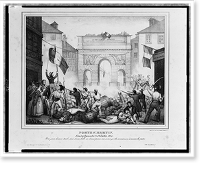 Vintage Photo Print - Porte St. Martin, 1830 - Great Gift for History Buffs