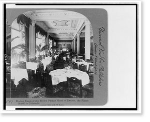 Historic Architecture - Denver - Dining Room of the Brown Palace Hotel