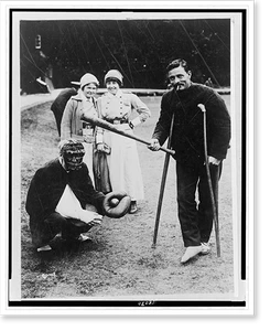 Historic Military - Wounded Canadians at Mrs, 1914 - Historic Wall Art Gift