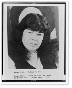 Antique Portrait - Marge Piercy, head-and-shoulders portrait