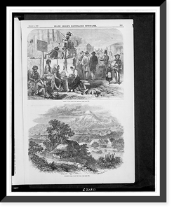 Scene on the levee, New Orleans Turquino's Peak, island of Cuba, Antique Print