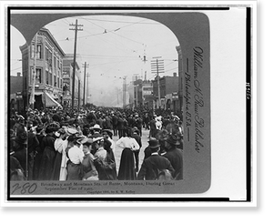 Vintage Photo Print - Broadway and Montana Sts, 1905