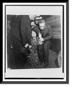 Mamie Bradley (mother of Emmett Till) meeting Till's casket in Chicago.photo by William Lanier. Classic, Vintage Wall Art