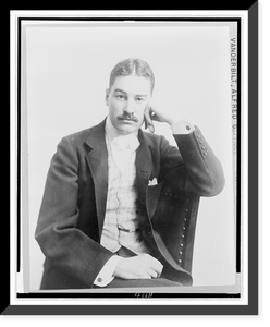 Alfred Gwynne Vanderbilt, half-length portrait, seated, facing front, Antique Poster