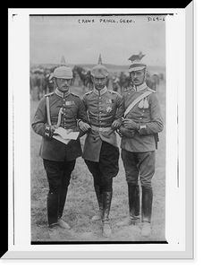 Historic Framed Print, Crown Prince .  Ger.,  17-7/8" x 21-7/8"
