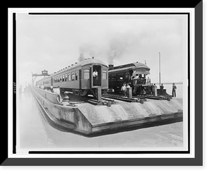 Southern Pacific transfer across Mississippi River at New Orleans, La, Antique Poster