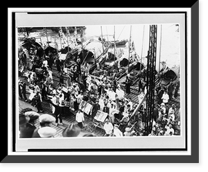 Historic Maritime - Hong Kong. Wharf scene - Vintage Wall Art Gift