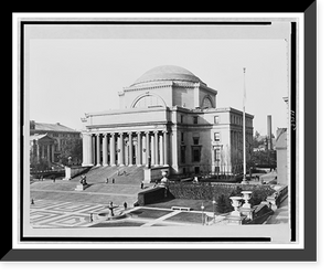 Historic Framed Print, [The library of Columbia University, New York City],  17-7/8" x 21-7/8"