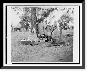 Historic Framed Print, Supper time,  17-7/8" x 21-7/8"