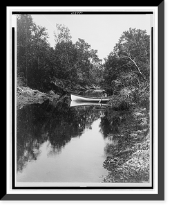 Historic Framed Print, Florida. Miami River, Rapids,  17-7/8" x 21-7/8"