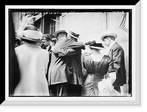 Historic Framed Print, Reservist going on LA LORRAINE, 8/14,  17-7/8" x 21-7/8"