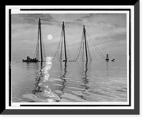 Antique Maritime - The three-masted ship Edward J. Baird resting