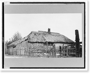 Antique Architecture - Peasant's house - Historic Wall Art Gift