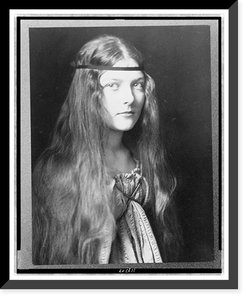Young woman in period dress with headband.Emily Mew, Antique Wall Art