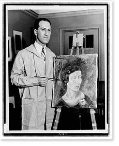 Vintage Photo Print - New York City - George Gershwin in his New York