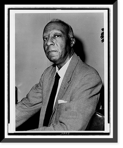 A. Philip Randolph, half-length portrait, facing front.World Telegram & Sun photo by John Bottega, Vintage Wall Art