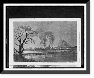 The passage of the Rappahannock by the Grand Army of the Potomac at Fredericksburg, Va., midnight, Wednesday, December 10.from a sketch by our special artist, Henri Lovie, Vintage Poster