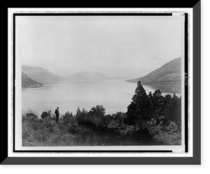 Historic Framed Print, Lake Nahuel Huap&iacute;, Argentina,  17-7/8" x 21-7/8"