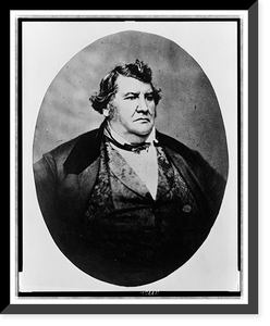 Antoine Le Claire, fur trader, half-length portrait, facing right, Vintage Print