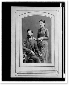 Antique Portrait - Sigmund Freud and his wife, Martha (Bernays) (2)