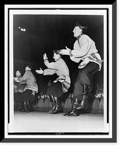 Vintage Street Scene - New York City - Dancers in the Russian Festival