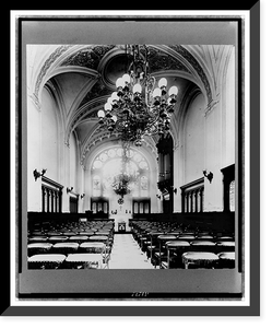 Historic Framed Print, [Chapel in St. Luke's Hospital, New York City],  17-7/8" x 21-7/8"