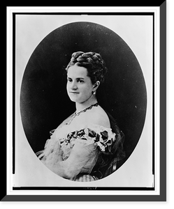 Emily Warren Roebling, head-and-shoulders portrait, facing left, Antique Print