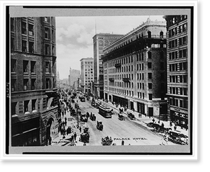 Historic Architecture - San Francisco - Street view showing