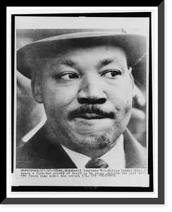 Historic Portrait - Dr. Martin Luther King, bust portrait