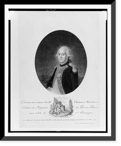 L'amiti&eacute;, aux m&acirc;nes du Cher. Thomas Mauduit Colonel du Regiment du Port-au-Prince dans l'Isle de St. Domingue Classic, Vintage Print