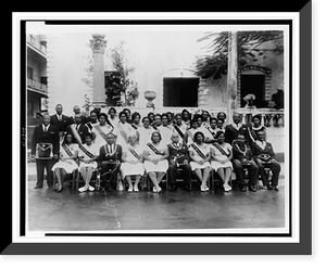 Group portrait of the Order of Eastern Star of Liberia Classic, Vintage Print