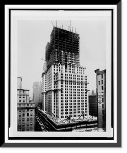 Vintage Building Photo - Empire State Building under construction