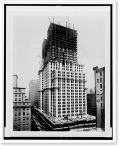 Vintage Building Photo - Empire State Building under construction