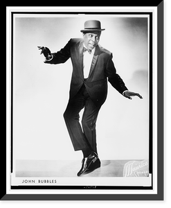 John W. Bubbles, full-length portrait, facing slightly left, dancing.Maurice Chicago. Classic, Vintage Wall Art