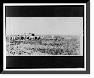 Gasoline plow & gasoline road machine working on reclaimed prairie - 2, Antique Poster