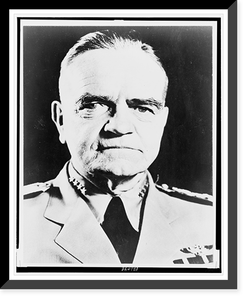 Admiral William F. Halsey, Commander-in-Chief of the South Pacific Force of the United States Navy, head-and-shoulders portrait, facing slightly right, Antique Wall Art