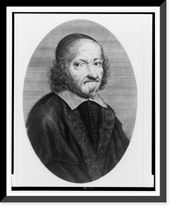 Historic Framed Print, [Miles Coverdale, head-and-shoulders portrait, facing front],  17-7/8" x 21-7/8"