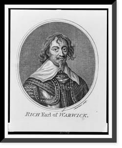 Rich Earl of Warwick.Chambars sculp, Historic Print