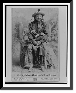 Young-Man-Afraid-of-His-Horses.C.M. Bell, Washington, D.C, Vintage Print
