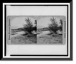 Historic Framed Print, Bridge at Ogden,  17-7/8" x 21-7/8"