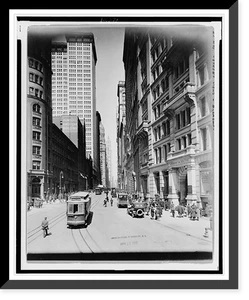Broadway from Bowling Green, New York City, Vintage Poster