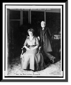 Historic Framed Print, Mr. and Mrs. Andrew Carnegie,  17-7/8" x 21-7/8"