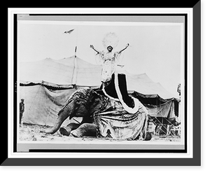 Historic Framed Print, A circus queen,  17-7/8" x 21-7/8"