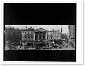 Vintage Photo Print - Circus & Carnival - Panoramic view of Piccidily