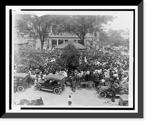 Part of audience in Baton Rouge listening to Dr. Washington's address, Antique Print