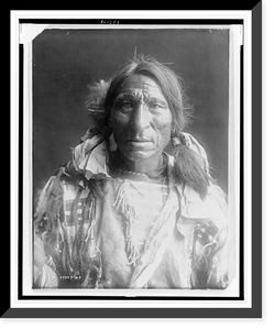 Historic Framed Print, Elk Boy. Oglala,  17-7/8" x 21-7/8"
