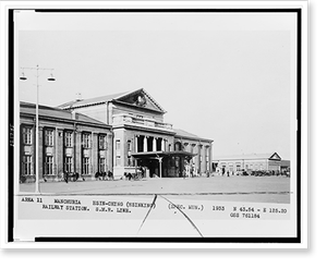 Antique Architecture - Railroads & Depots - Area 11. Manchuria