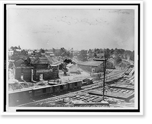 Historic Railroad - Atlanta - View of Georgia - Vintage Wall Art Gift