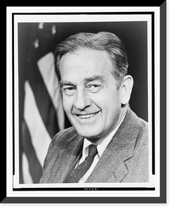 Sen. Clifford P. Case, head-and-shoulders portrait, facing left, Historic Reproduction