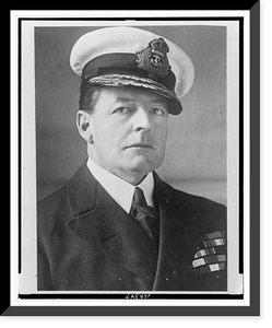 Adm. David Beatty, head-and-shoulders portrait, facing slightly right, Vintage Print